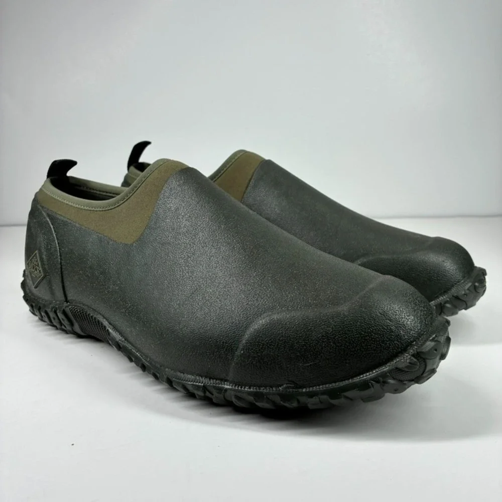 Muck Boots Muckster II Low Men's US 12 Moss Green Waterproof Outdoor Garden Shoe